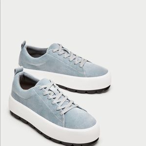 Zara velvet sneakers